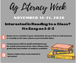 Ag Literacy Week 2020