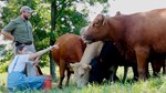 April Patterson and family in field 