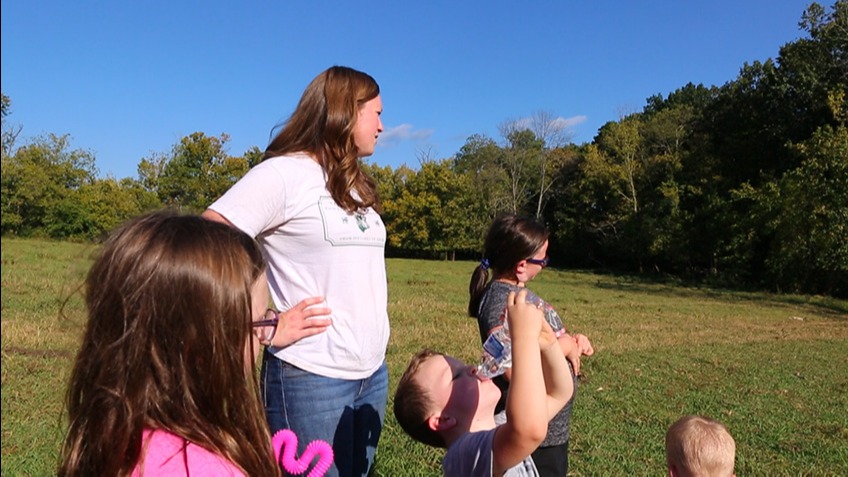 Caroline Holt and children 