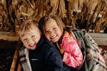 Young kids bundled up 