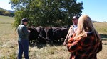 Sarah Philpott and family in field 