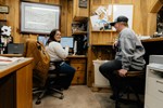 Stephanie Barnett Working In market Office