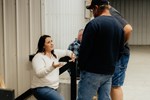 Stephanie Barnett Talking To Customer