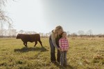 Traci & Daughter in Field 
